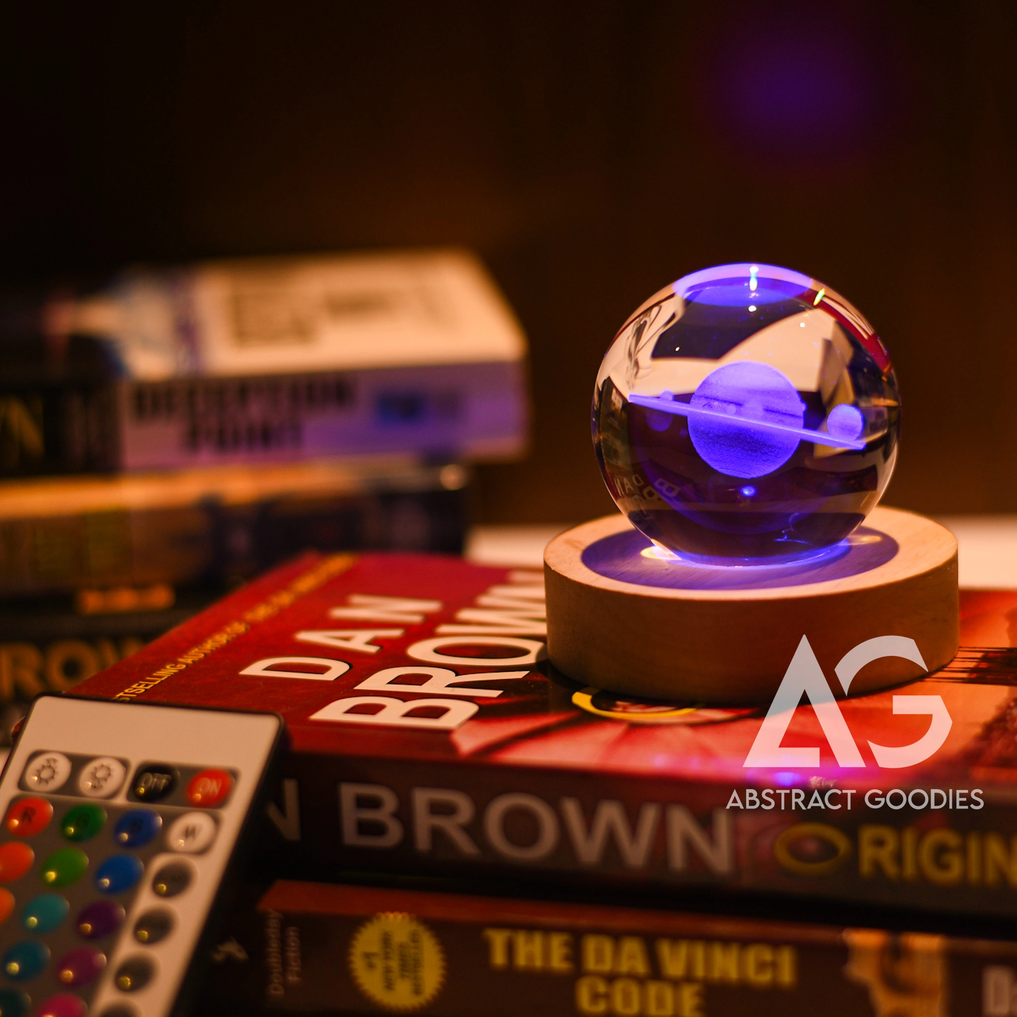 3D Crystal Ball Lamp – 16 Color Magic (Saturn) - Image 5
