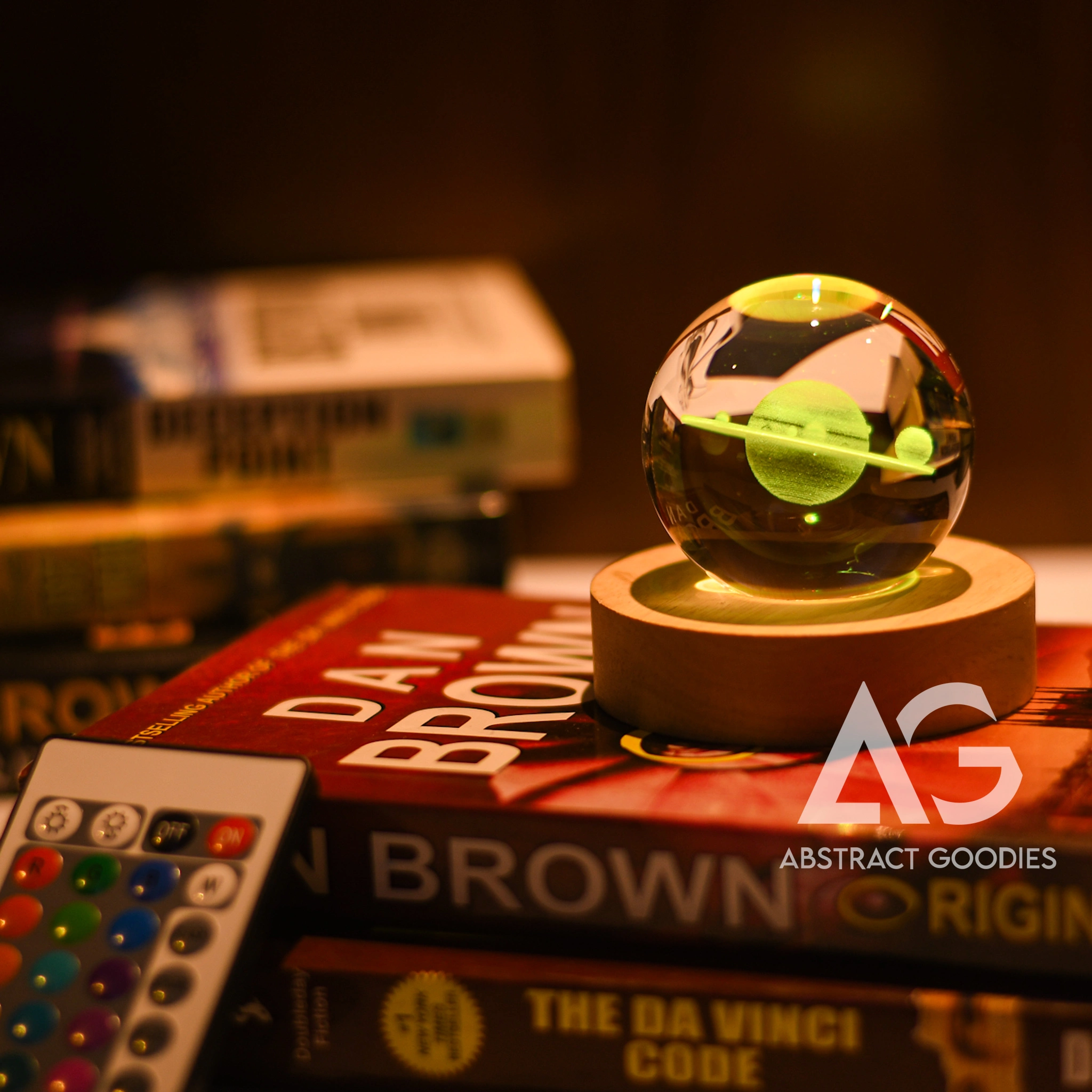 3D Crystal Ball Lamp – 16 Color Magic (Saturn) - Image 3