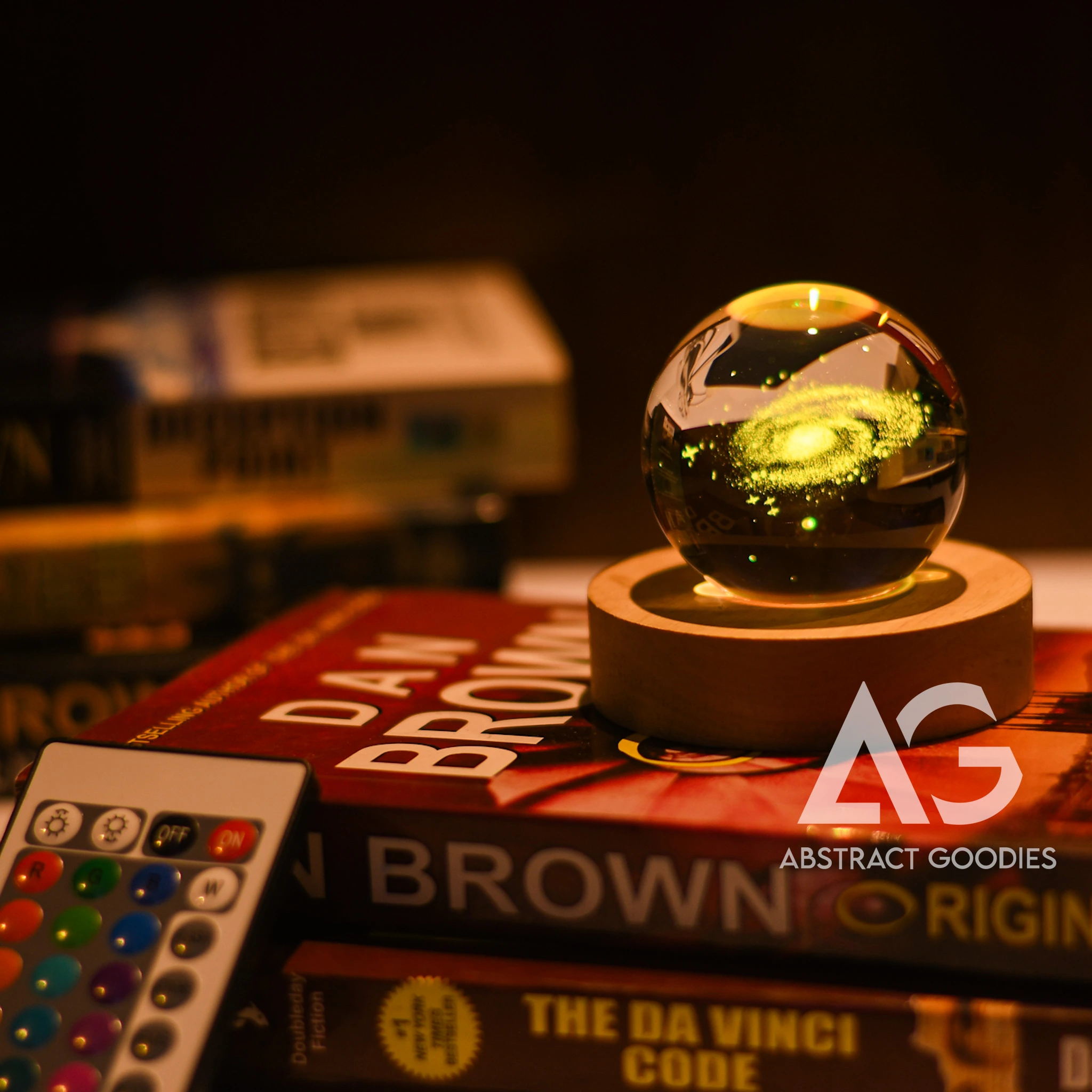 3D Crystal Ball Lamp – 16 Color Magic (MilkyWay Galaxy) - Image 1