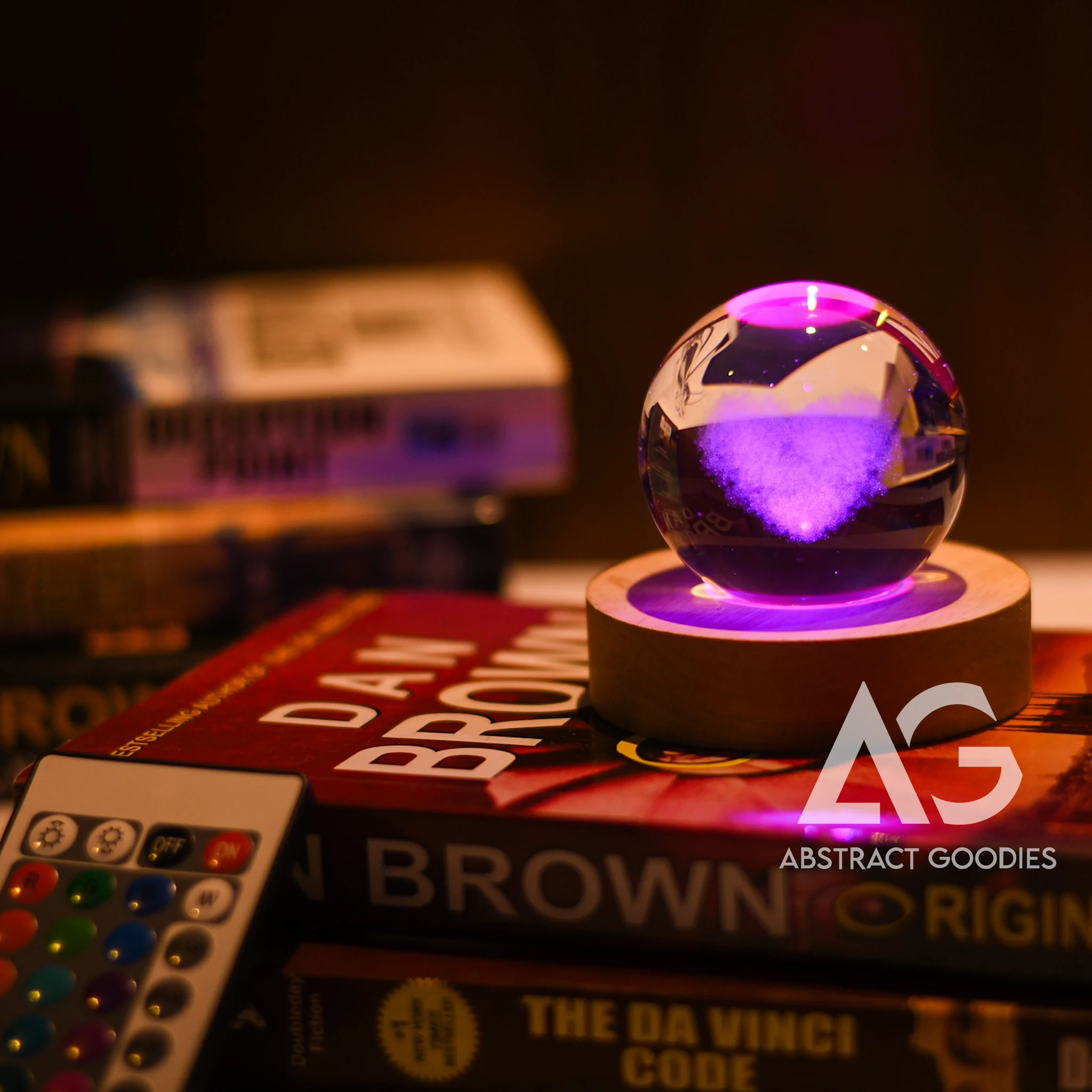 3D Crystal Ball Lamp â 16 Color Magic (LoveCloud) - Image 1