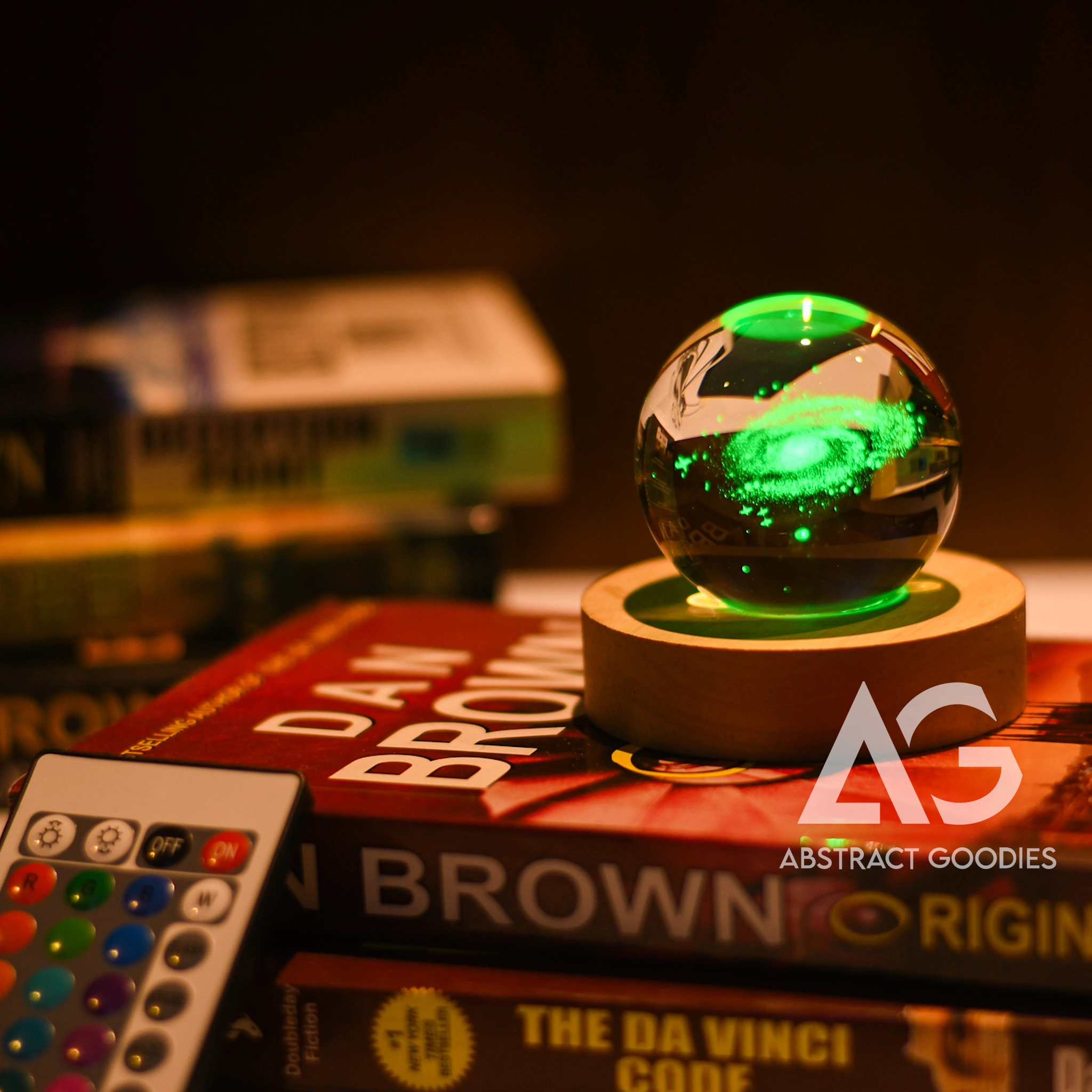 3D Crystal Ball Lamp – 16 Color Magic (MilkyWay Galaxy) - Image 2