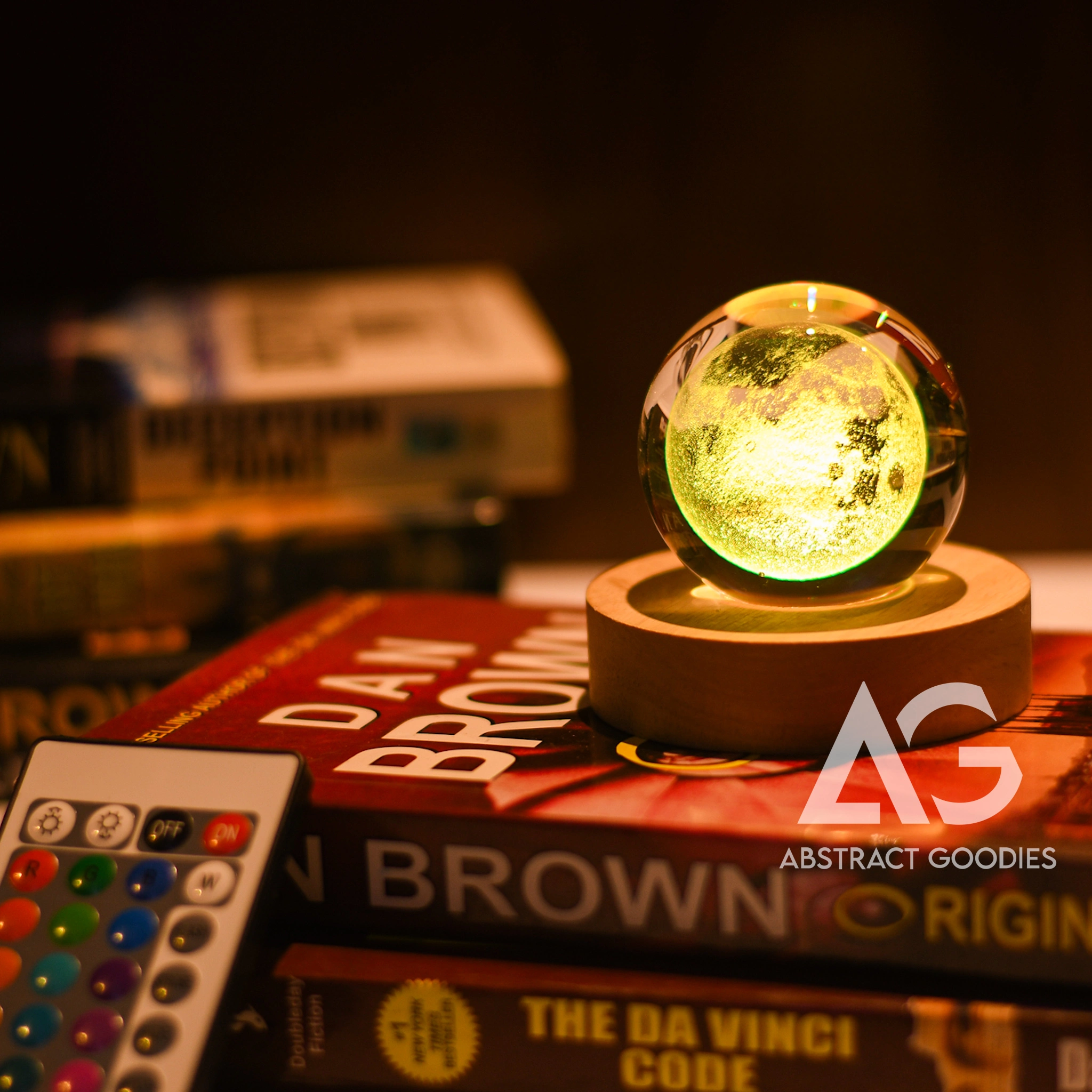 3D Crystal Ball Lamp â 16 Color Magic (Moon) - Image 5